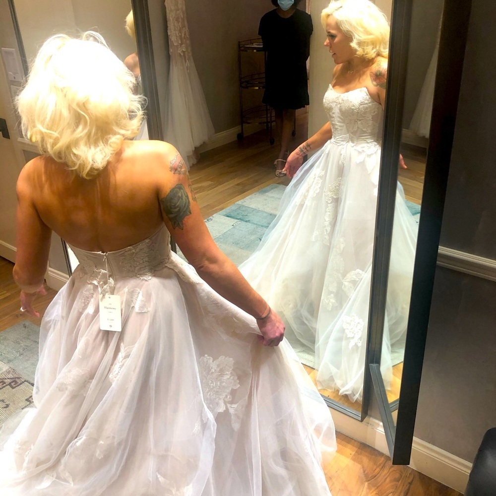 BHLDN WATTERS WEDDING DRESS IN SUNSET